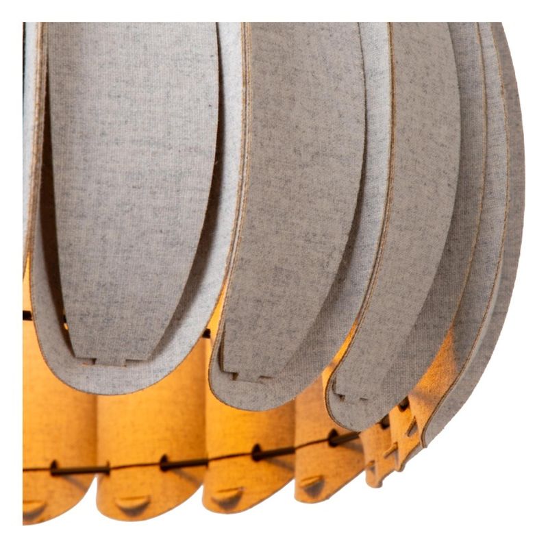 Lucide SPENCER - Závesné svietidlo - Ø 30 cm - 1xE27 - šedá